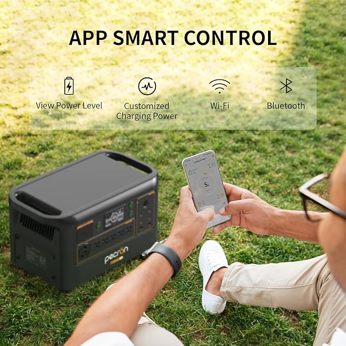 pecron Portable Power Station F3000LFP, 3072Wh Solar Generator, 3600W LiFePO4 - Image 6
