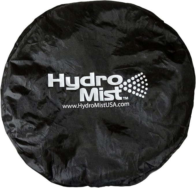 HydroMist Oscillating Wall Mounted Outdoor-Rated Fan, 3-Speed Cord Control - Image 6