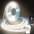 Pandery COB LED Strip Lights Natural White, 24V Dimmable led Light Strip KIT by PanderyCOBLightUPYourLife