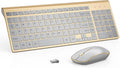 J JOYACCESS Wireless Keyboard and Mouse Combo, Ergonomic and Quiet Wireless by JOYACCESS