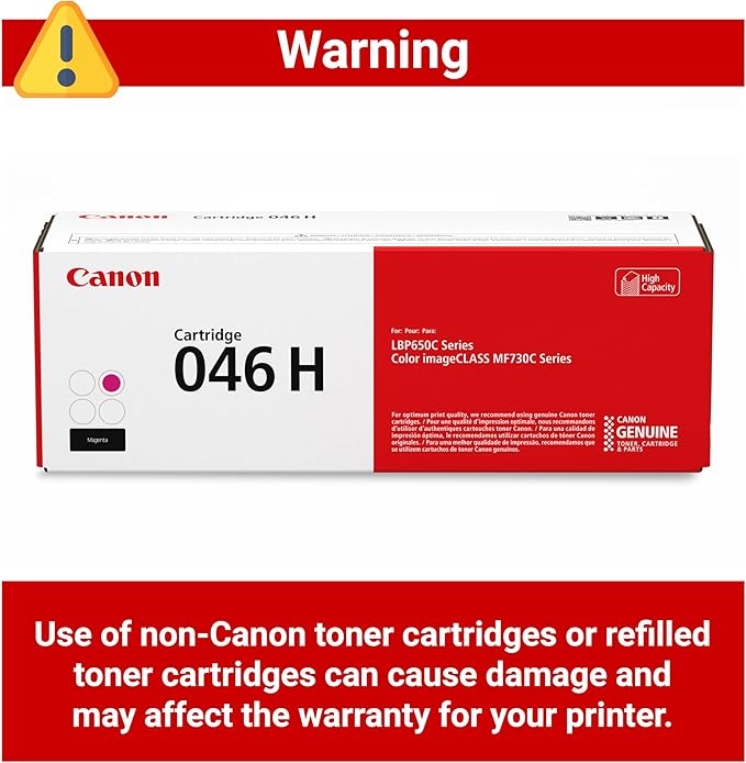 Canon Genuine 046 Magenta Toner Cartridge High Capacity Compatible - Image 4