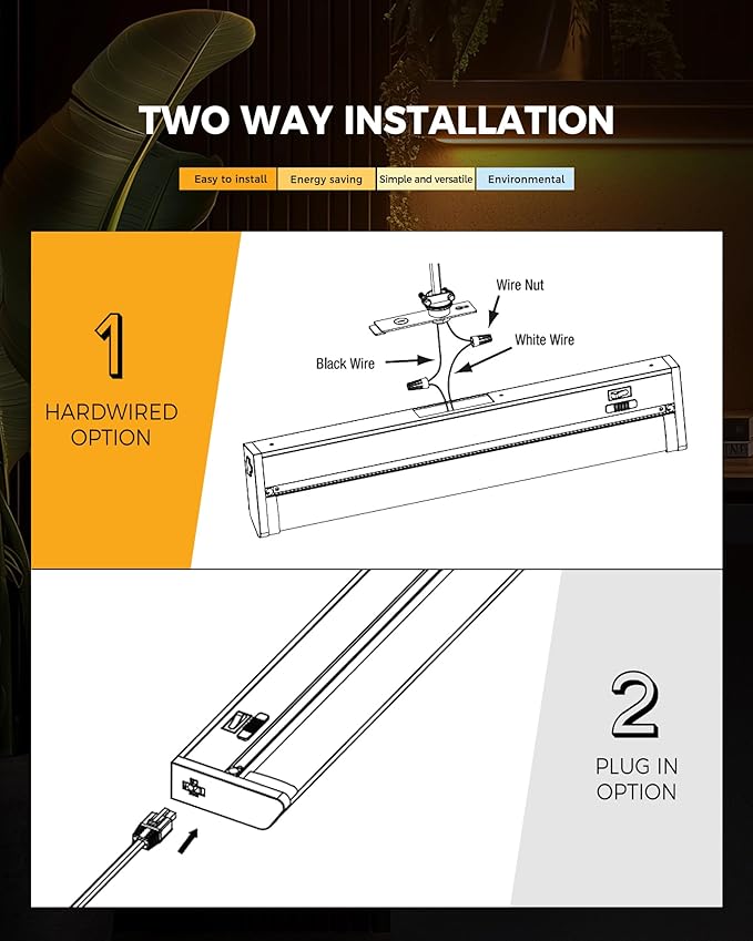 Snyloe 2 Pack 12" Under Cabinet Lighting - Image 6
