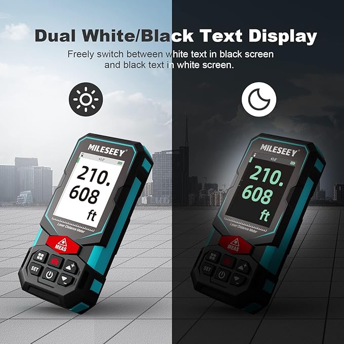 Laser Measure, MiLESEEY 330Ft Laser Distance Meter, Rechargeable - Image 6
