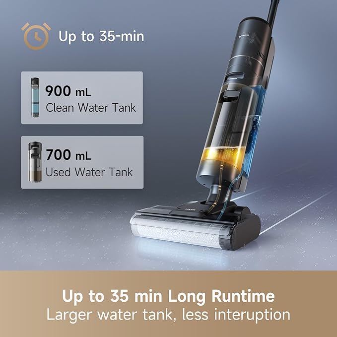 DREAME H12S Cordless Vacuum Mop, Vacuum and Mop at The Same Time, Wet Dry Vacuum - Image 8