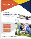 Lamtetur Thermal Laminating Pouches 9"x11.5" Inches, Holds 8.5 x 11 Inch Sheets by Lamtetur