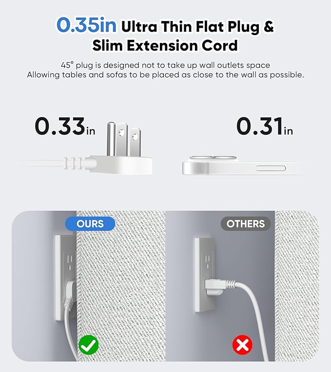 VILONG 14 in 1 Recessed Power Strip - Image 5