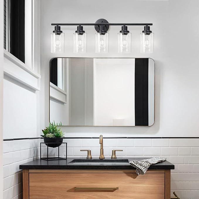 Unicozin Modern Bathroom Light Fixtures, 5 Light Vanity Lights, Living Room - Image 8