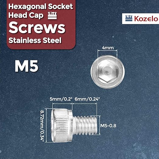 Kozelo 40pcs Socket Head Cap Screws - Image 2