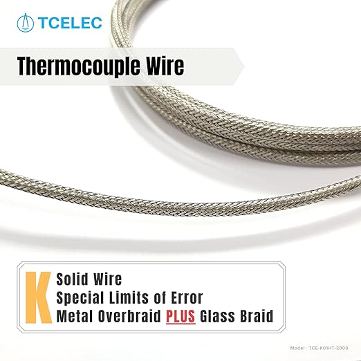 TCELEC TCE-K01HT-2000 K Type Metal Wrapped Durable and High Temperature - Image 3