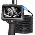 Endoscope with Light and 50ft Semi-Rigid Cable, Handheld Borescope 4.3'' HD by SKYEAR