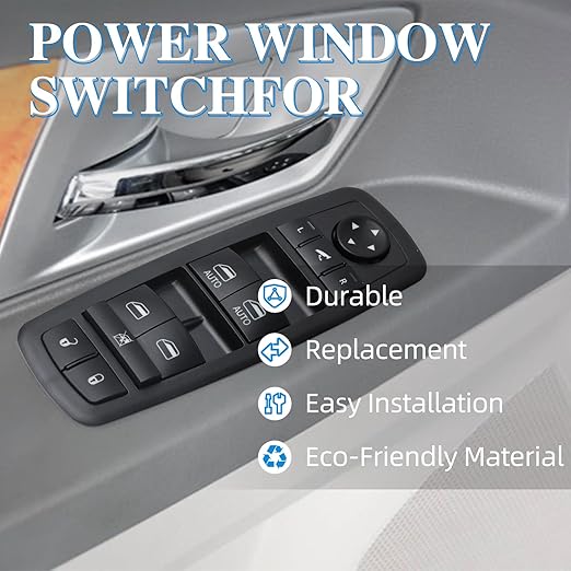 WUANGKI Power Master Window Switch Front Left Driver Side | 3+0 Pins | - Image 8
