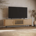 POVISON Fully-Assembled Mid Century Modern TV Stand by POVISON