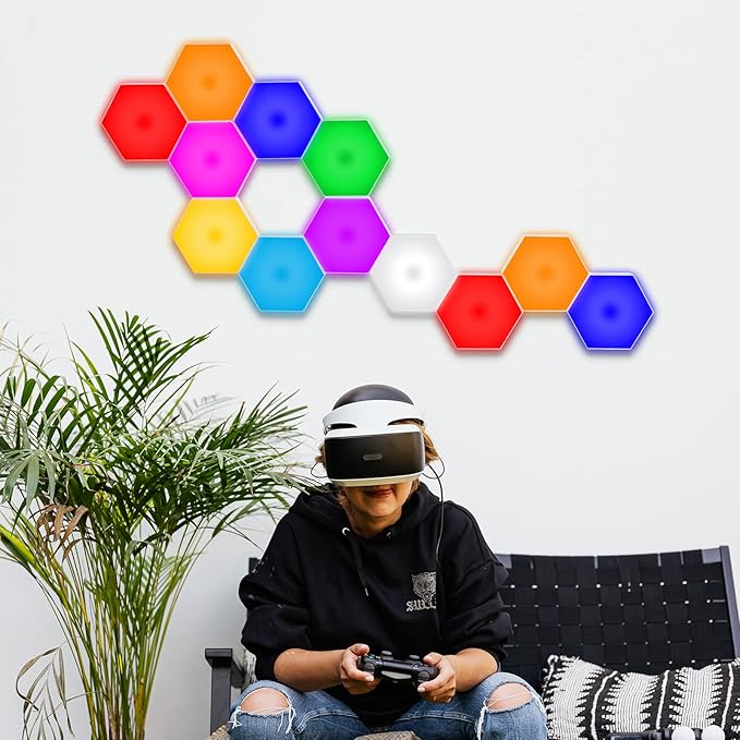 Vcwtty Hexagon Lights, Smart LED Wall Lights - Image 4