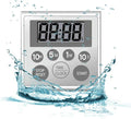 NUOSWEK Digital Timer Waterproof Shower Timer Shower Clock Bathroom Kitchen by NUOSWEK