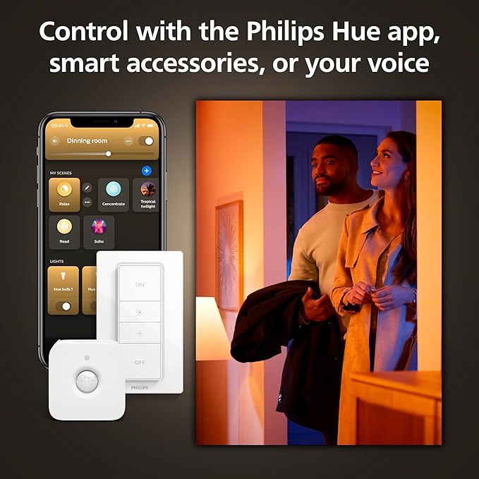 Philips Hue Datura Smart Ceiling Panel White & Color Light, Voice Control - Image 7