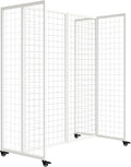 koretech Grid Wall Panels with Wheels, 4 x 5.5Ft Gridwall Panel Display Stand by Unknown