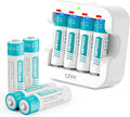 czvv Rechargeable AA 1.5V Lithium Batteries 8-Pack, Full-Recharged Long-Lasting by CZVV