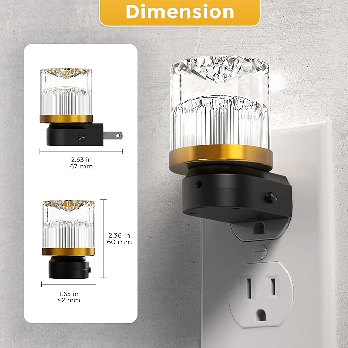 L LOHAS LED Night Light, Night Lights Plug into Wall, 3000K Soft Light LED - Image 6