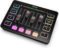 FIFINE Gaming Audio Mixer, Streaming RGB PC Mixer by FIFINE