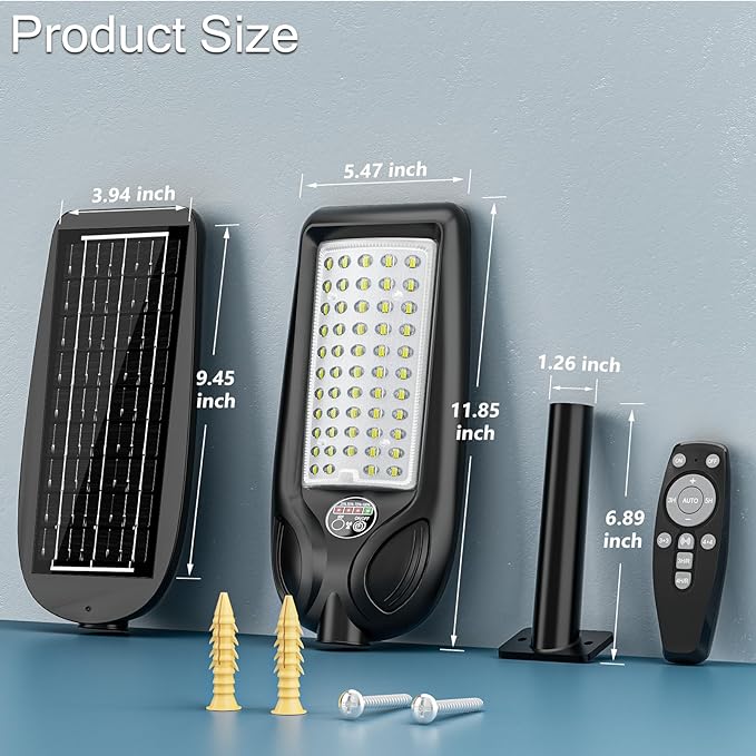 Solar Street Lights Outdoor Waterproof, 30000LM Dusk to Dawn Solar Lights - Image 9