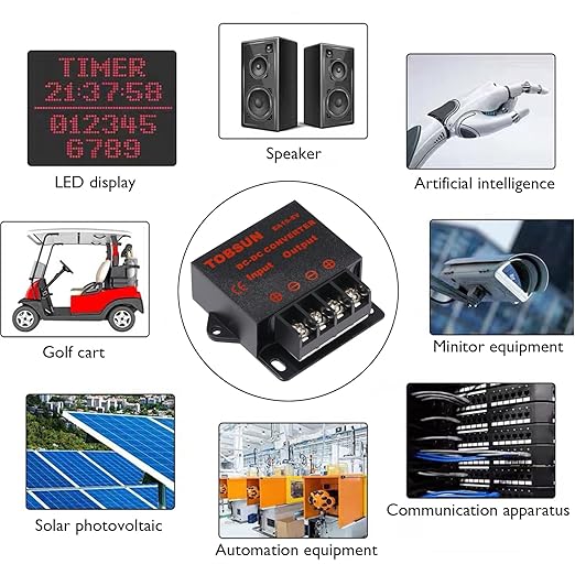 DC 24V to 12V 10A Step Down Converter, 120W 10A Power Buck Voltage Regulator - Image 7