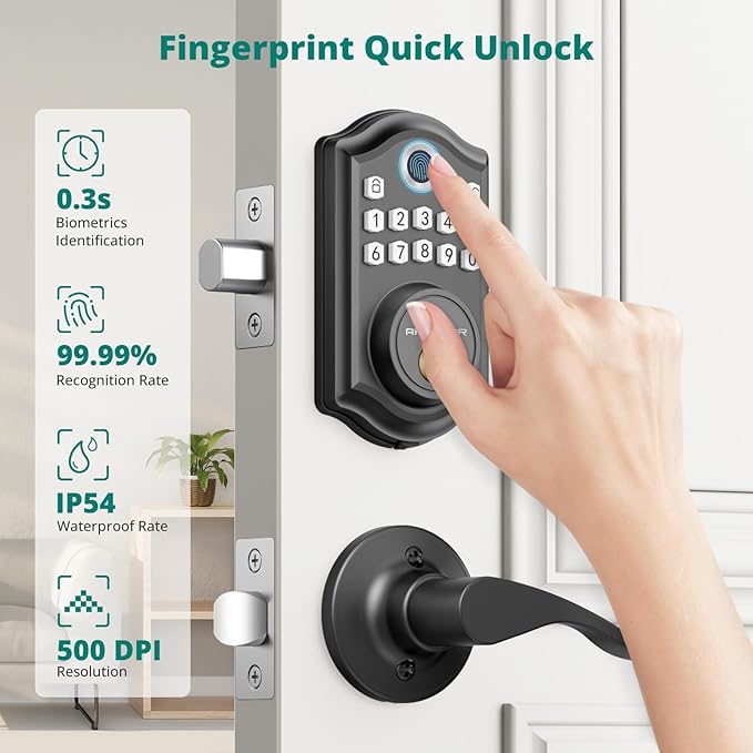 AkaGear DS10 Keyless Entry Door Lock - Image 2