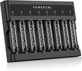 POWEROWL AA Batteries Rechargeable Kit, High Capacity 2800mAh 1200 Cycles 1.2V by POWEROWL