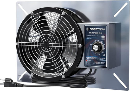 Abestorm 540CFM Crawlspace Ventilation Fans IP-55 Grade Basements Vent Fan 8.7 by AbestormSolutionsINC