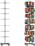 YEOOE Retail Display Racks 7 Tier Spinning Display Stand, Movable Shop Spinner by YEOOE