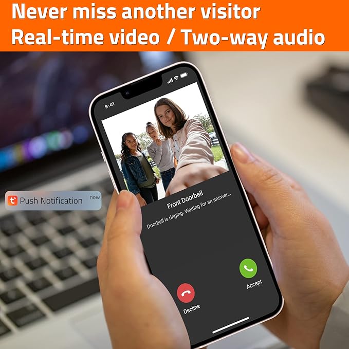 AMOCAM Wireless Video Doorbell Intercom - Image 6