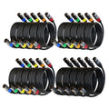 AuxLink XLR Cables 3ft 20Pack, XLR Microphone Cable Mic Cable Male to Female by AuxLinkcable