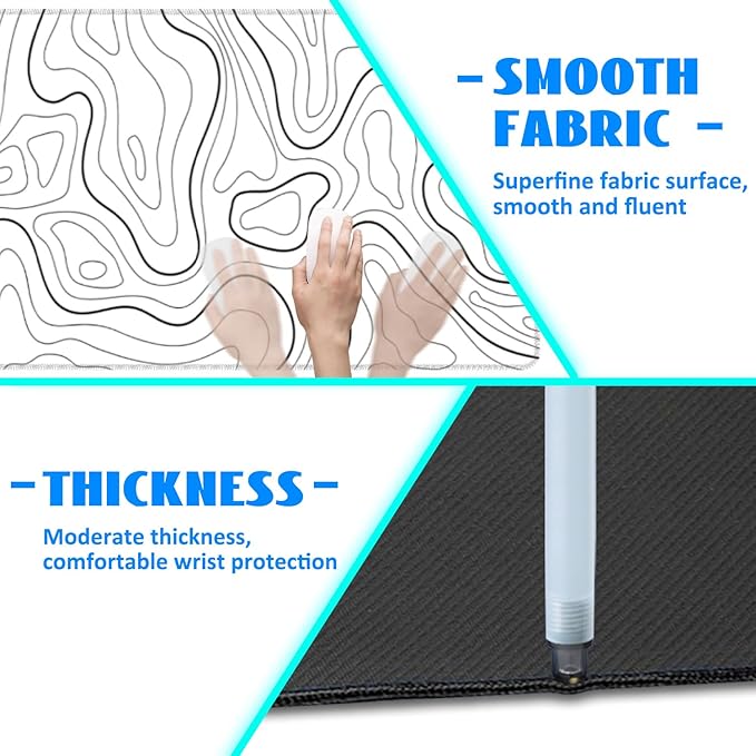 Desk Mat, 31.5"x11.8" Big Mouse Pad - Image 5