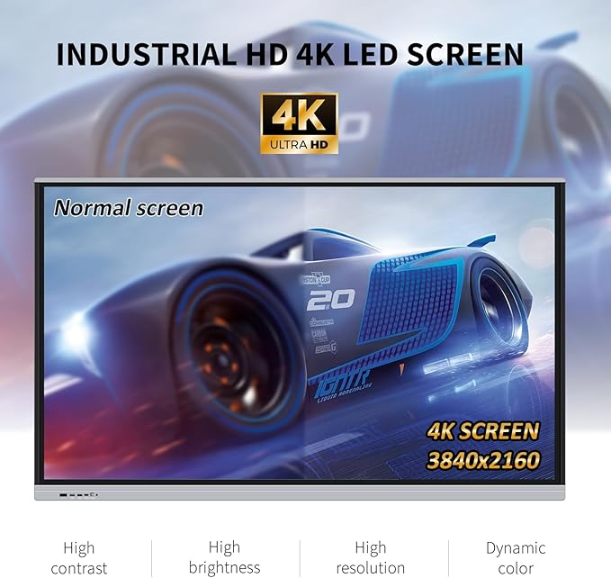TouchWo 55" Touchscreen Monitor Smart Board, 4K Interactive Presentation - Image 4