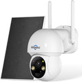 Hiseeu Solar Wireless Security Camera Outdoor, 2.4G & 5G WiFi, Color Night by Hiseeu