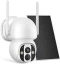 Solar Security Camera Outdoor Wireless WiFi Pro, 4MP Color Night Vision by Gaiexce-Official