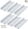 VAMRONE 6 Piece Aluminum DIN Rails, 4 Inches Long, 35mm Wide, 7.5mm High by VAMRONE