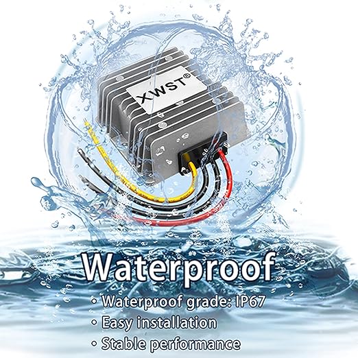 9V-36V to 12V Stabilizer Boost Buck Converter 10A 120W Waterproof Auto Step Up - Image 5