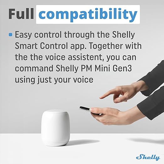 Shelly PM Mini Gen3 | WiFi Smart Power Meter 1 Channel 16 A | Home Automation | - Image 3