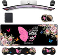 Ergonomic Keyboard Wrist Rest & Mouse Pad Wrist Rest Set, Butterfly Quote Bible by Unknown