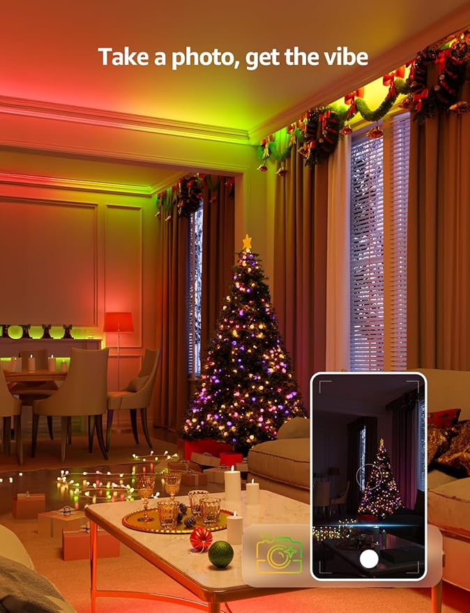 Lepro S1 AI LED Strip Lights for Bedroom - 50ft Smart RGB Light Strips - Image 4