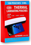 5MIL Thermal Laminating Sheets 4.3x6.3 inch, Card Size Dry-Erase Friendly by SimplyCool