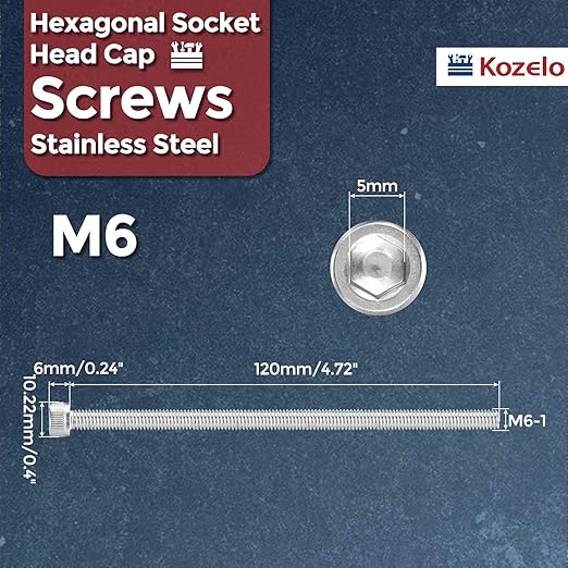 Kozelo 10pcs Socket Head Cap Screws - Image 2