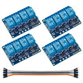 Hosyond 4Pack 4 Channel DC 5V Relay Module by Hosyond
