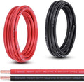 Shirbly 8 Gauge Battery Cable, 15FT Red + 15FT Black 8 AWG Pure Copper Wire by Shirbly