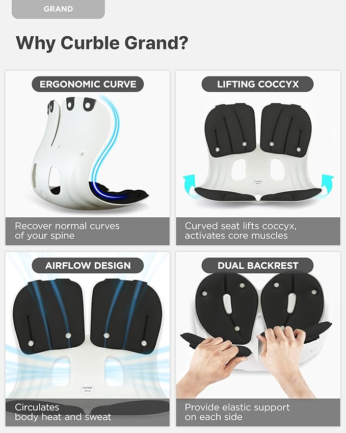 curble Grand – Ergonomic Back and Lumbar Support - Image 9