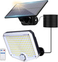 JumJam Solar Flood Lights Outdoor Waterproof IP65, 153 High Brightness LED 9000K by JumJam