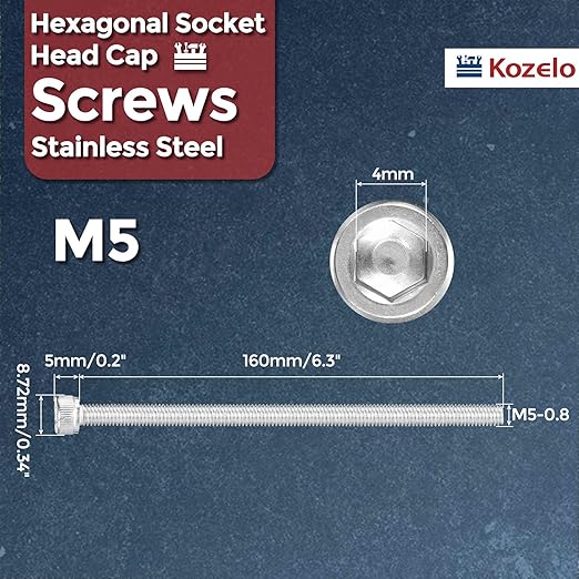 Kozelo 2pcs Socket Head Cap Screws - Image 2
