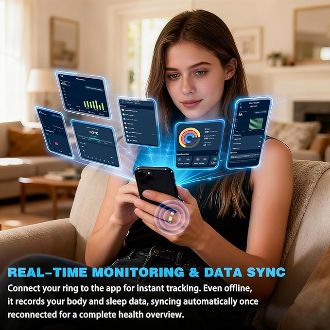 S SECRETTOP Smart Ring Fitness Tracker - Image 2
