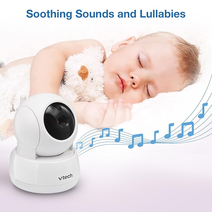 VTech Video Baby Monitor with 5" LCD Screen, Night Vision, 1000ft Range - Image 11