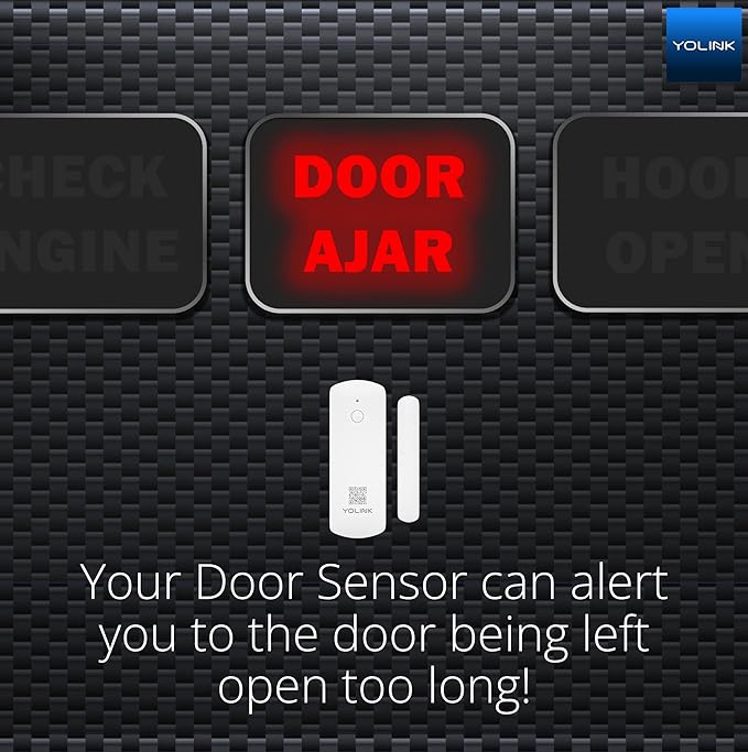 YoLink LoRa Smart Door & Window Sensor: Up to 1/4 Mile Open-Air Range, Door - Image 4